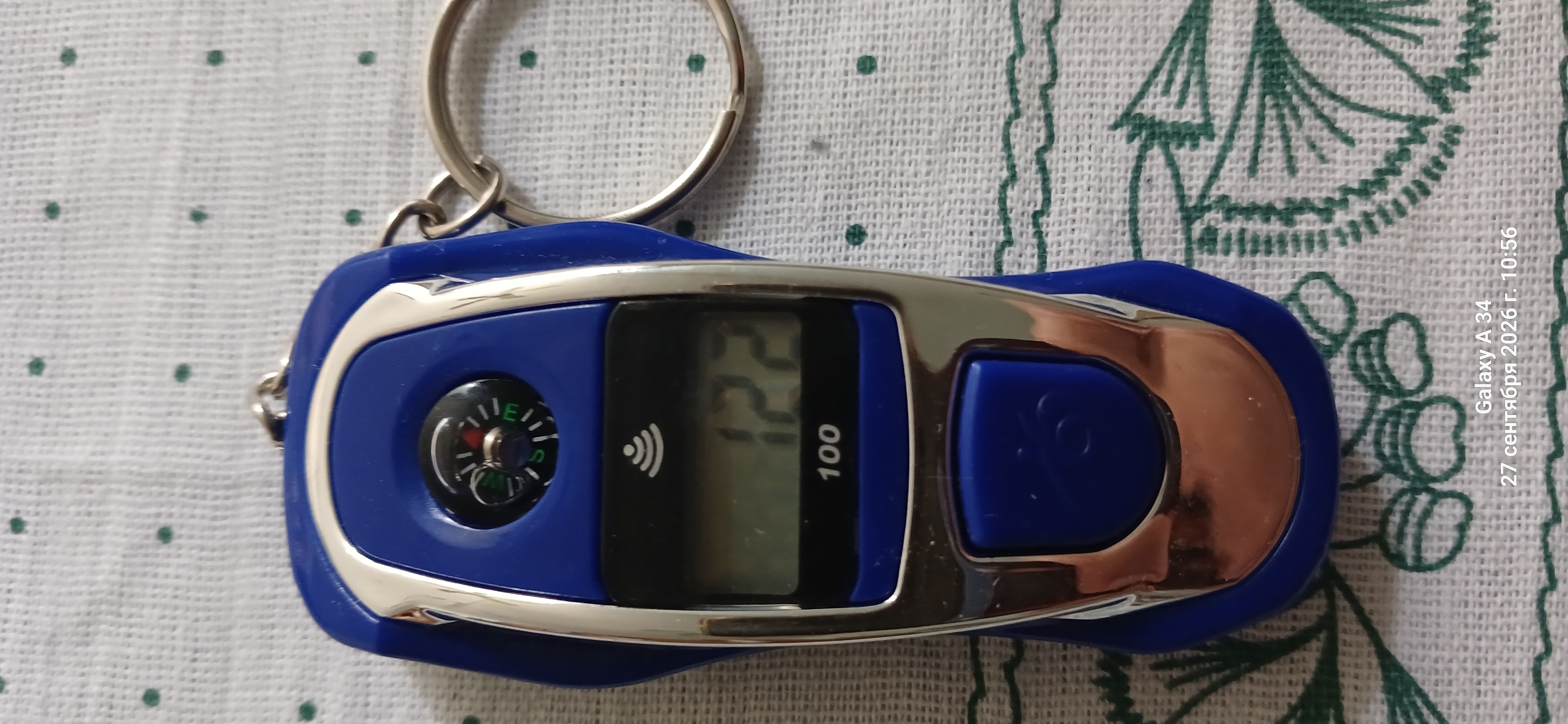Elektron tasbeh-brelok kompas bilan, LCD displeyni zikr hisoblagichi