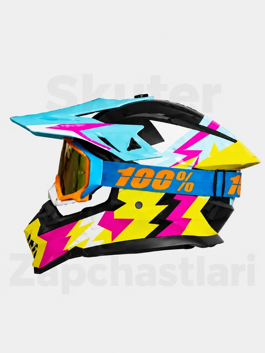 AXK moto shlem, skuter kaska va mototsikl uchun himoya moto kaska Model: 913+