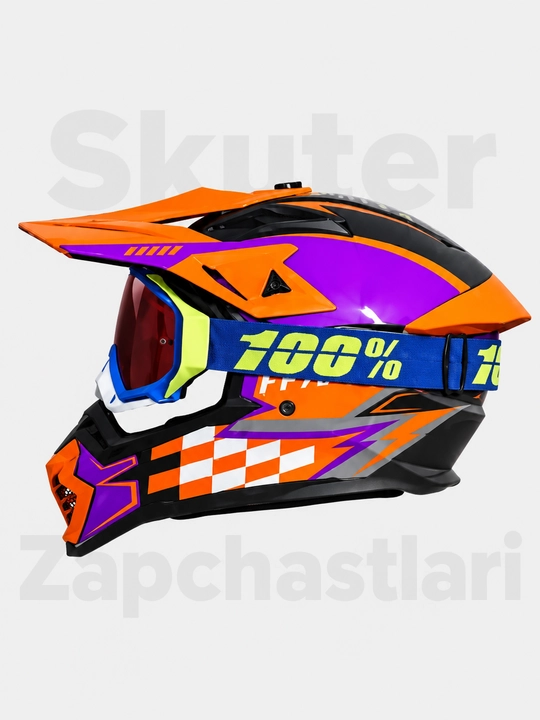 AXK moto shlem, skuter kaska va mototsikl uchun himoya moto kaska Model: 913+