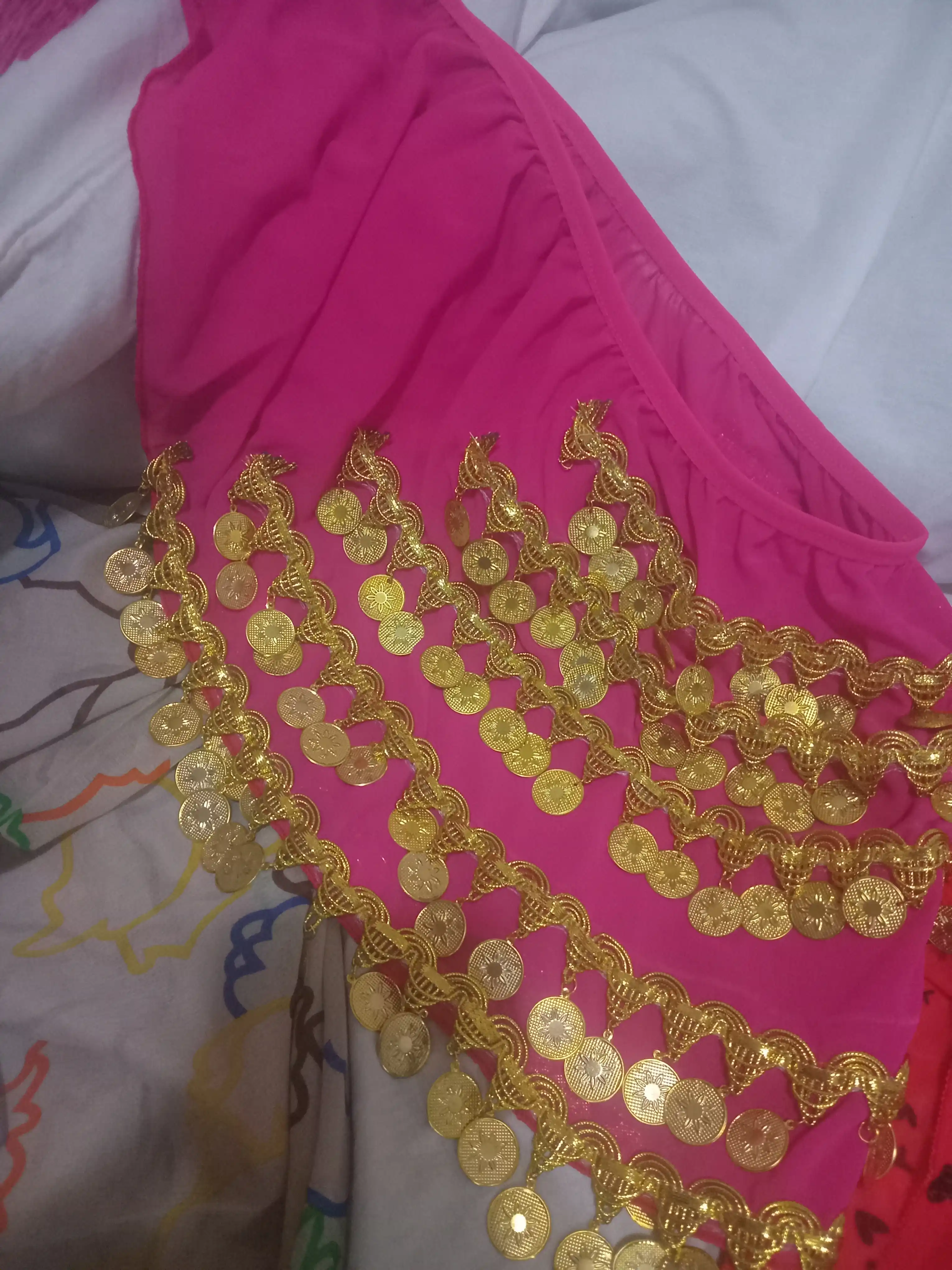 Tangachali arabskiy bel ro‘mol, belly dance uchun raqs aksessuari