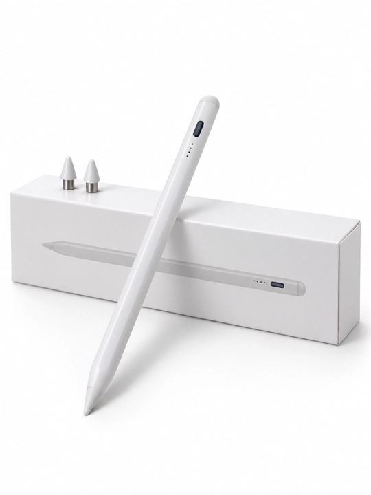 Белый стилус для планшета, зарядка через USB-C