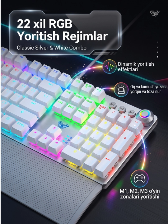 AULA F2088 — Механическая игровая клавиатура