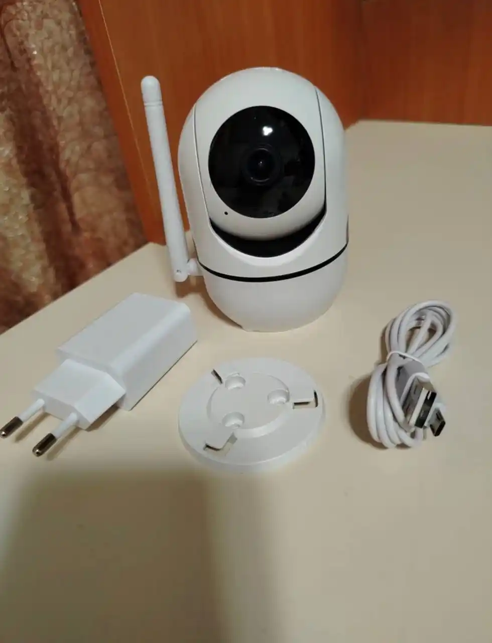 Видеоняня WiFi 360°, IP камера видеонаблюдения для дома, Full HD 1080P