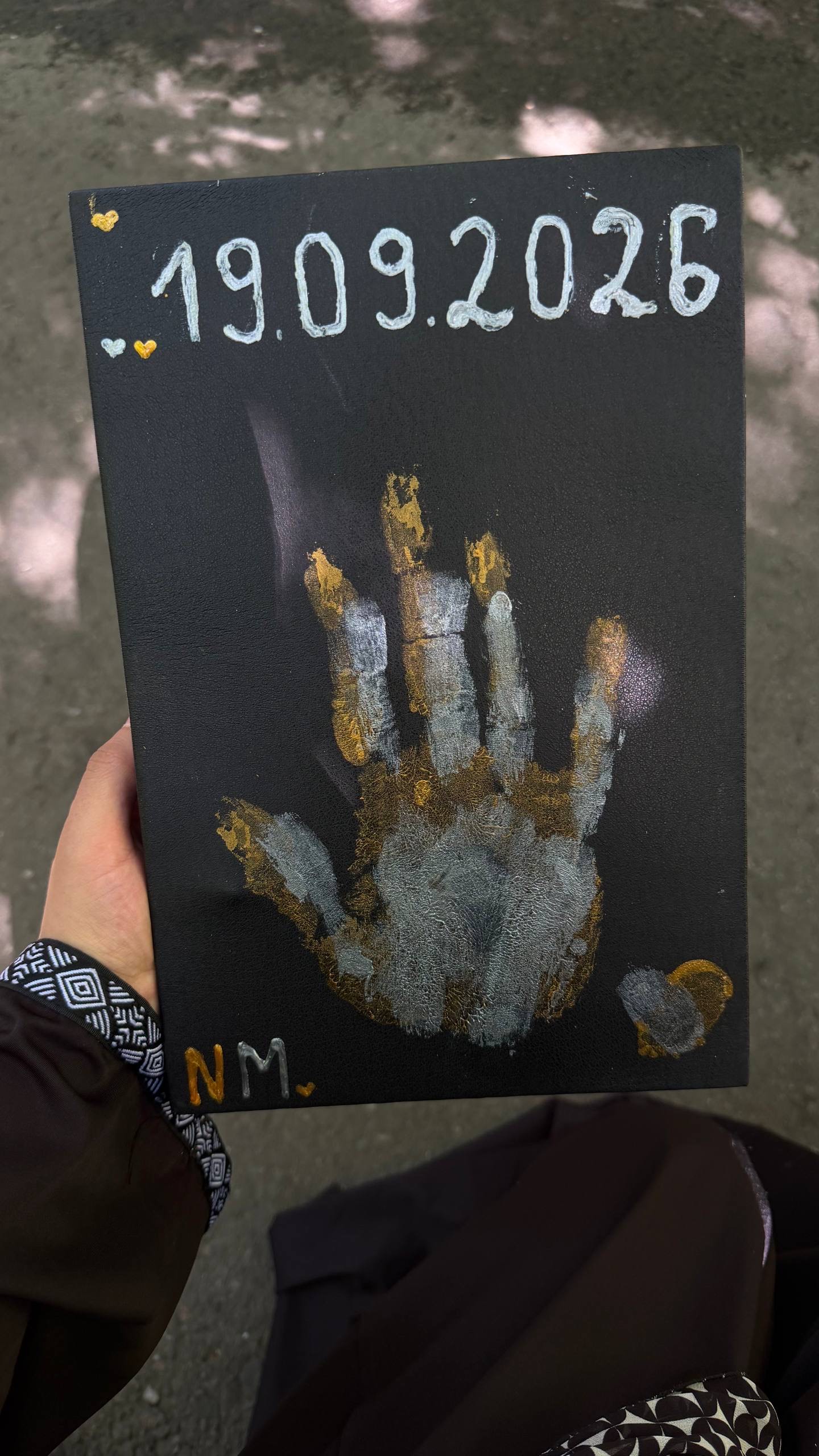 Отпечаток рук для влюбленных, набор для рисование, "Baxt muhri", "Бахт мухри"