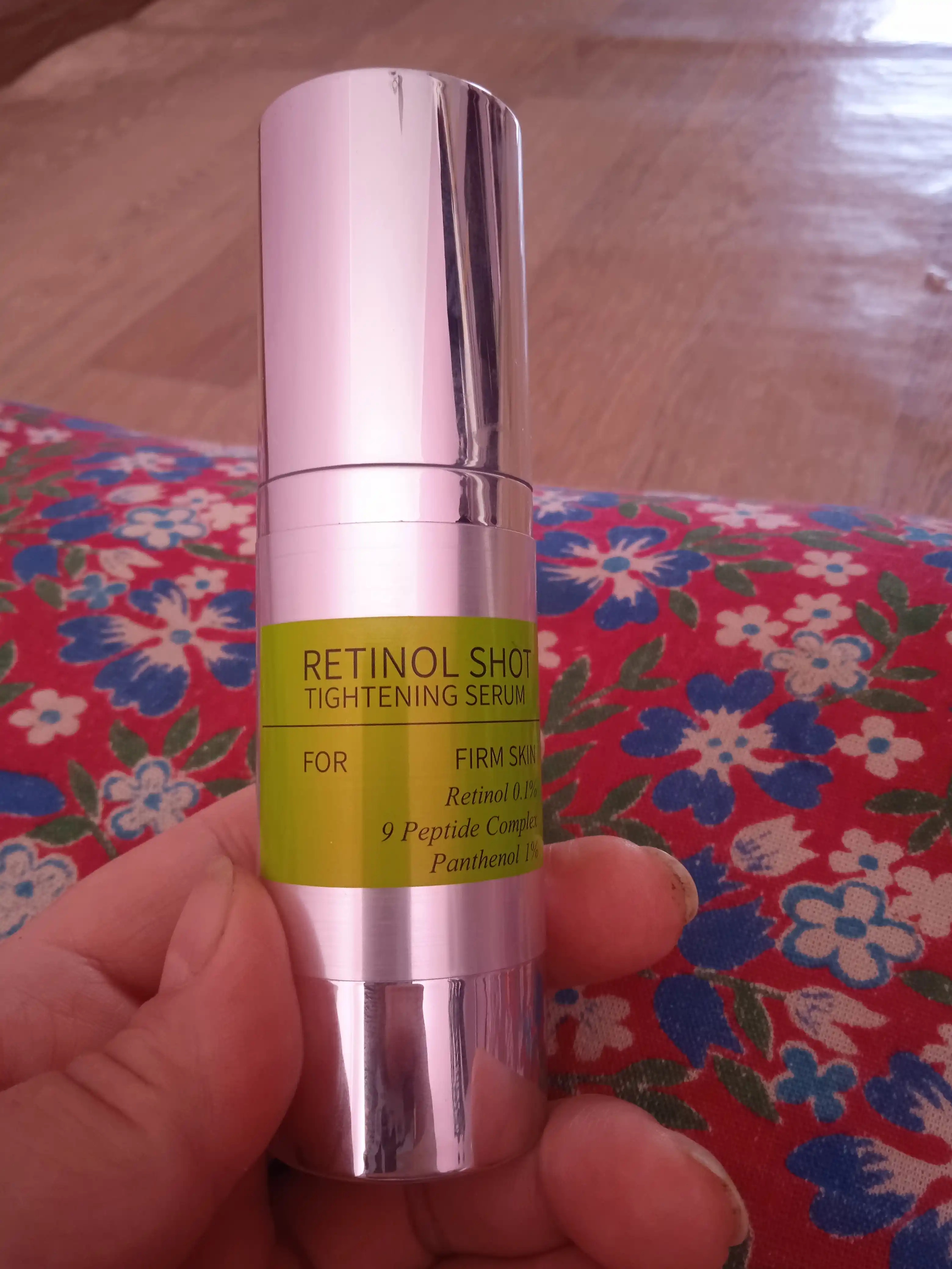 Yuzni tortuvchi krem va mustahkamlovchi zardob retinol bilan, Celimax