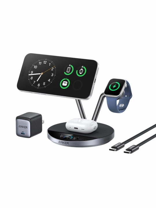 Anker Prime 3-in-1 Qi2 25W зарядная станция