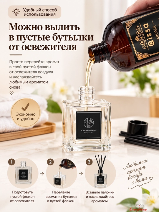 Ароматический диффузор для дома 260 мл, парфюм для комнат, освежитель воздуха, аромадиффузор