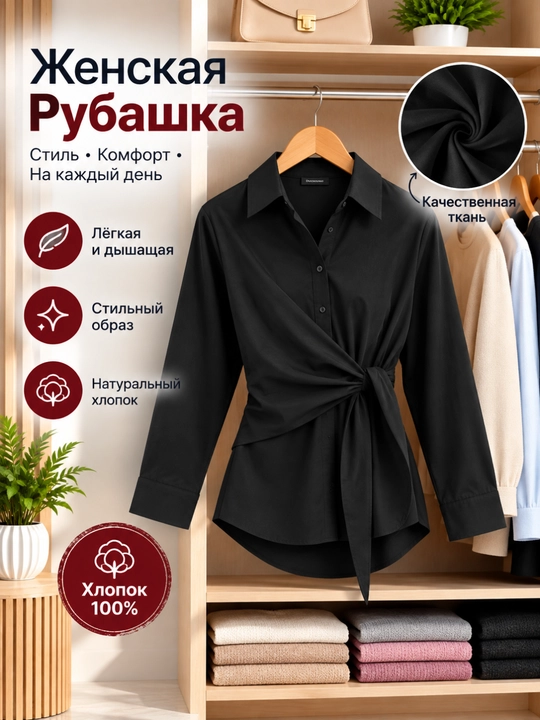 Рубашка для женщин, летняя