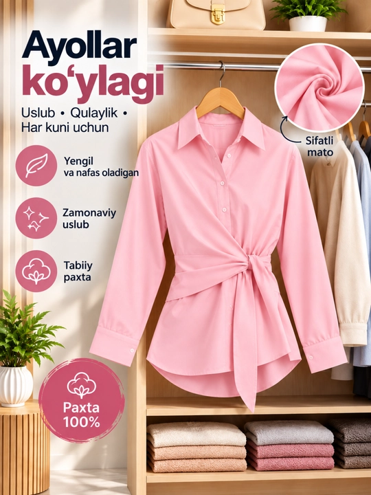 Ayollar uchun yozgi ko‘ylak