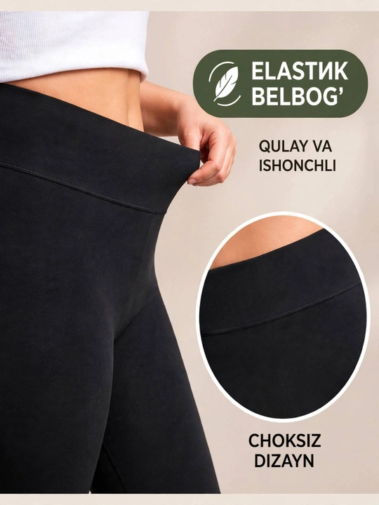 Bambuk matoli ayollar leginslar, choksiz lossina, qora 44-60