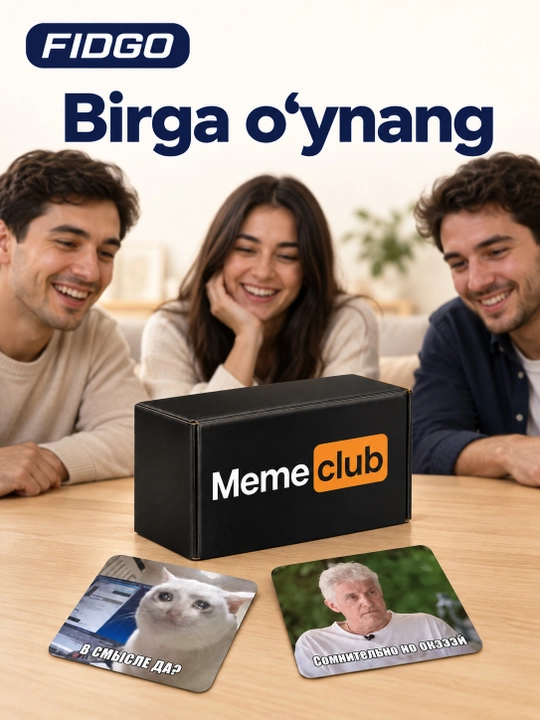 FIDGO memlar va vaziyatlar bilan kartali stol o‘yini