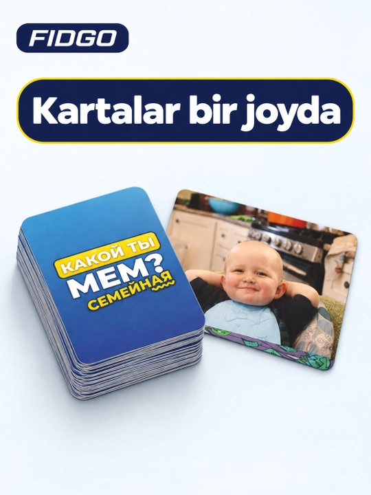 FIDGO memlar va vaziyatlar bilan kartali stol o‘yini
