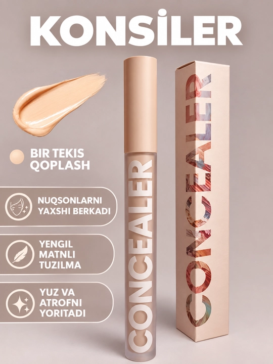 Konsiler - tonal yuz, ko'z atrofi uchun - 