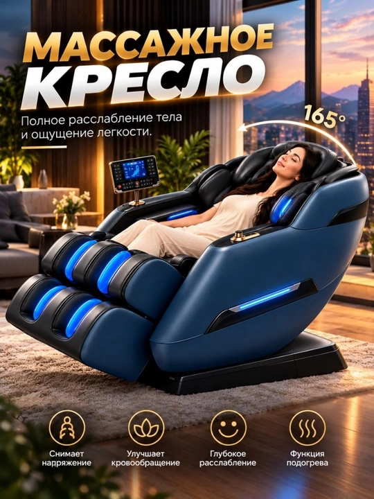Многофункциональное массажное кресло - 