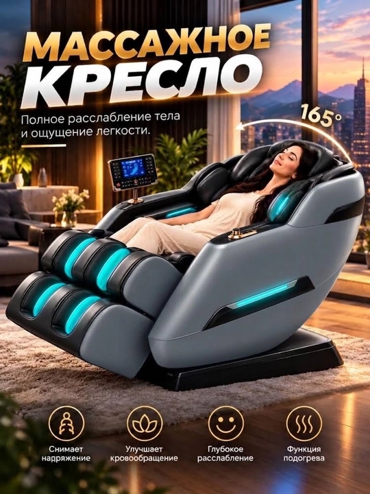 Ko'p funksiyali massaj kreslosi - 