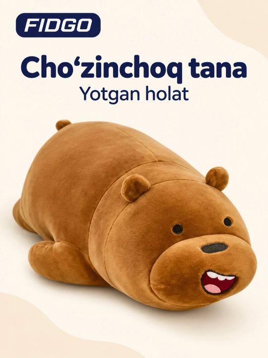 FIDGO yumshoq o‘yinchoq: ayiq yoki panda