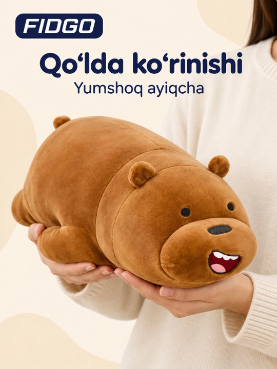 FIDGO yumshoq o‘yinchoq: ayiq yoki panda