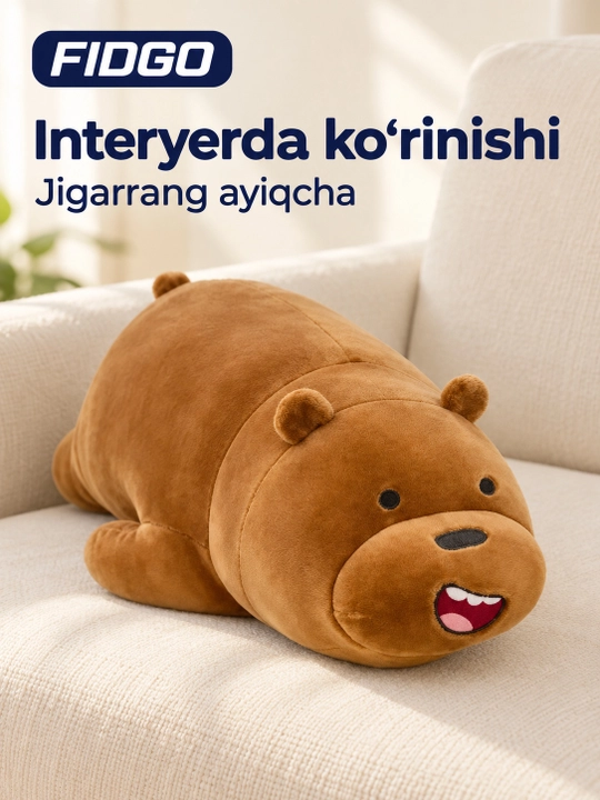 FIDGO yumshoq o‘yinchoq: ayiq yoki panda