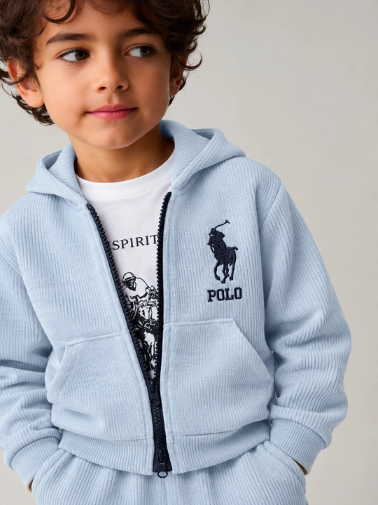 Костюм тройка Polo для мальчика, кофта футболка штаны, 1–3 года