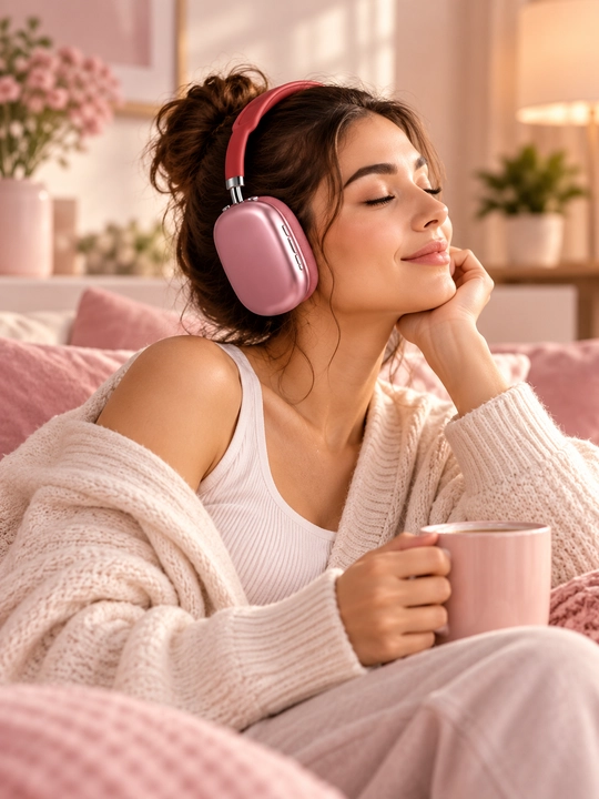 P9 simsiz Bluetooth quloqchini – Mikrofonli, buklanadigan Over-Ear naushnik