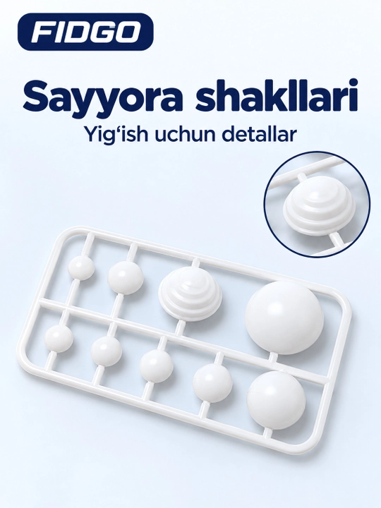 FIDGO Quyosh tizimi modeli: yig‘ish va bo‘yash uchun to‘plam