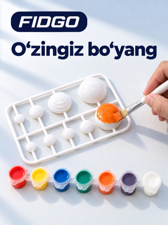 FIDGO Quyosh tizimi modeli: yig‘ish va bo‘yash uchun to‘plam