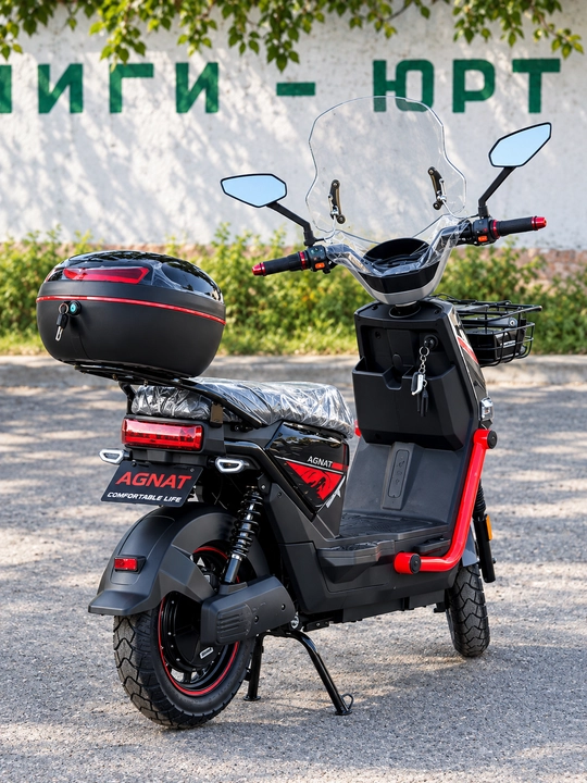 AGNAT 16-CS elektr skuter 800W, 72V 20Ah, 60 km/soat, 60 km yurish masofasi, kruiz-kontrol