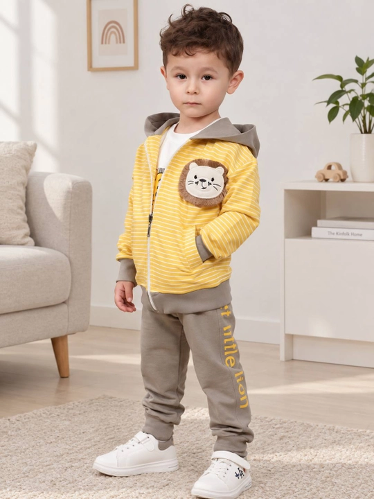 Детский комплект одежды "Alex", тройка, Supreme, 100% хлопок, возраст: 3-4-5-6 лет - 