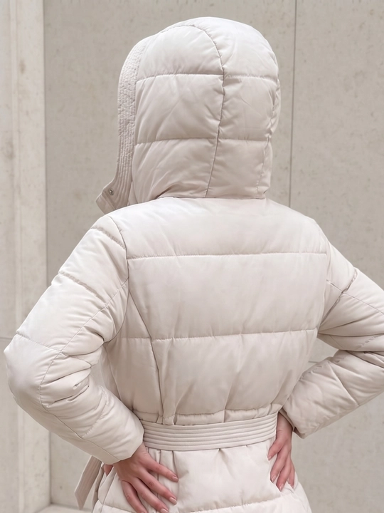 Kurtka ayollar va qizlar uchun qishki issiq kapyushonli, puxovik - UNCHA STORE