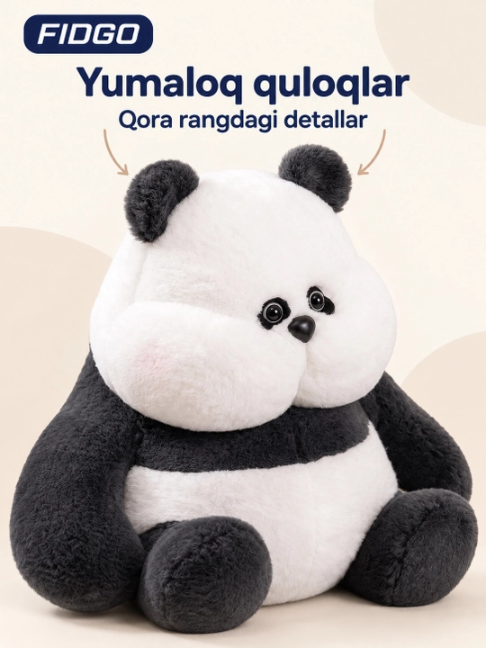 FIDGO yumshoq o‘yinchoq panda