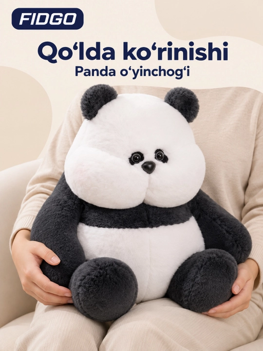 FIDGO yumshoq o‘yinchoq panda