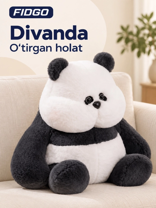 FIDGO yumshoq o‘yinchoq panda