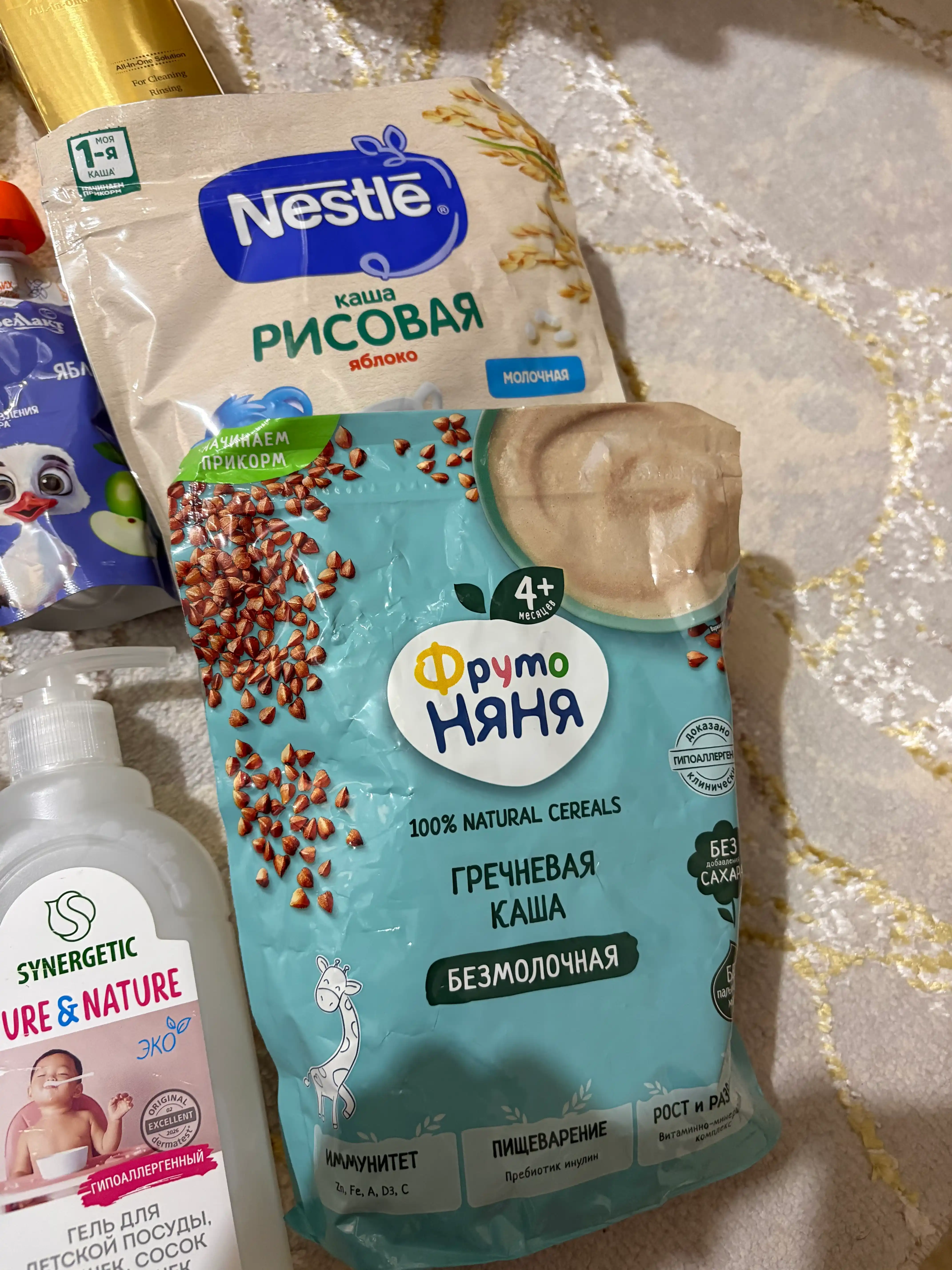 FrutoNanya sutsiz grechka bo‘tqasi, 190 g