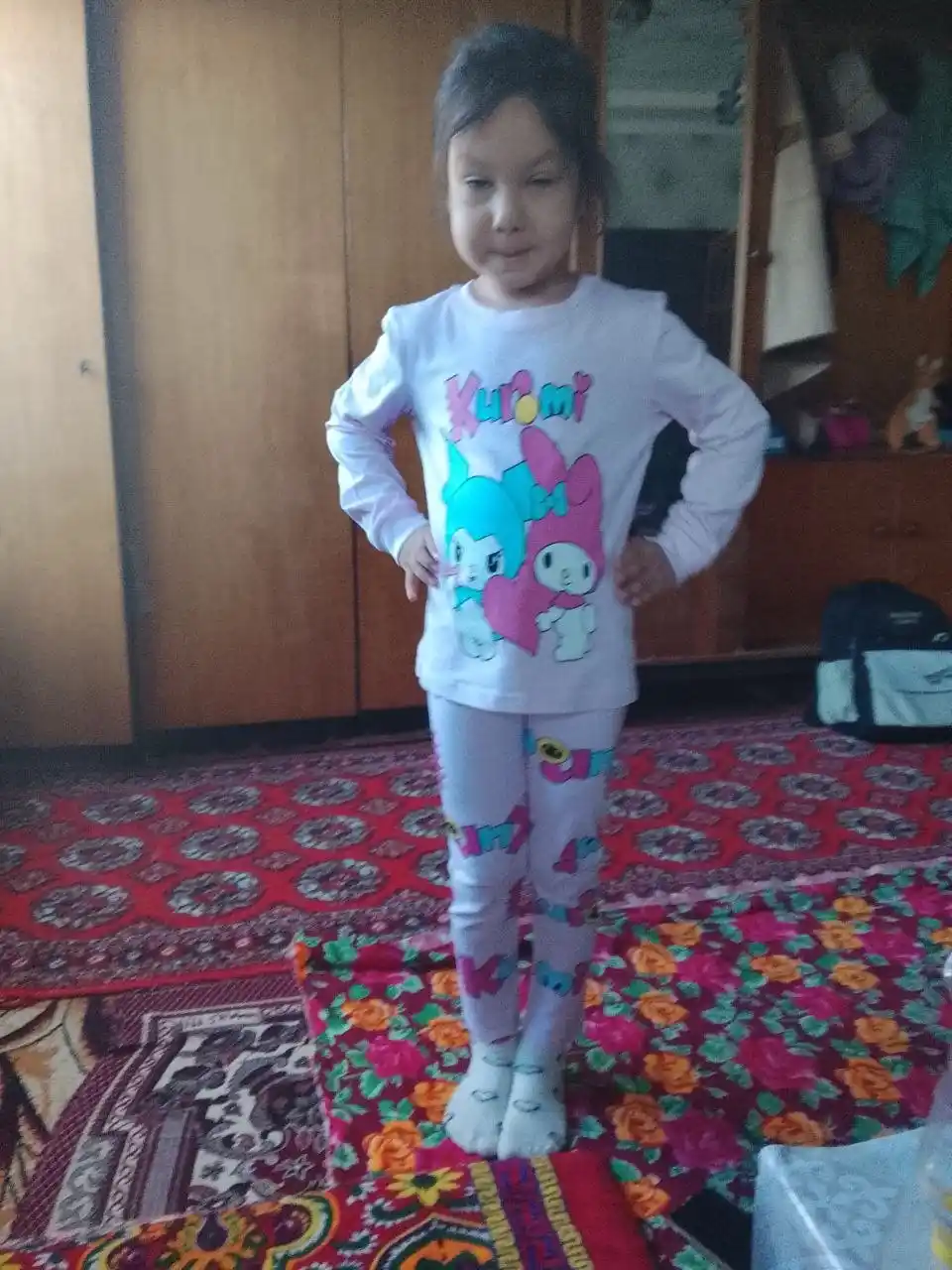 1-8 yoshli bolalar uchun uzun yengli yumshoq pijama