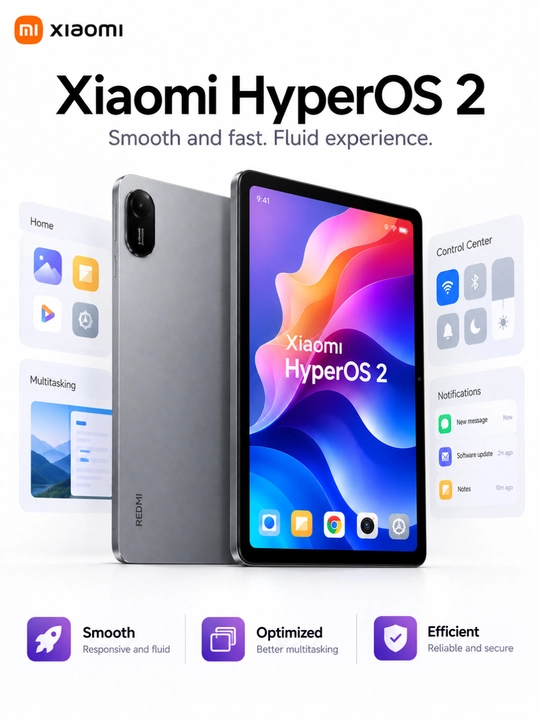 Планшет Xiaomi Redmi Pad 2 11", 2.5K экран 90 Гц, Helio G100-Ultra, 9000 мАч