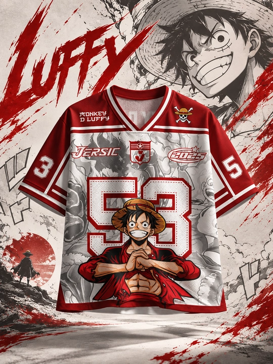 Аниме футболка One Piece Monkey D. Luffy №53 унисекс - 