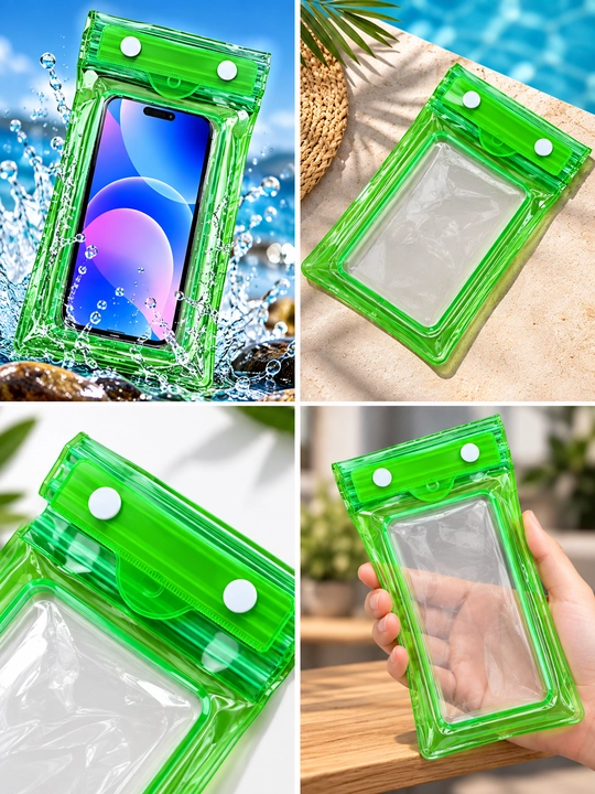 Telefon uchun suv o‘tkazmaydigan g‘ilof, germetik va universal chexol, basseyn uchun