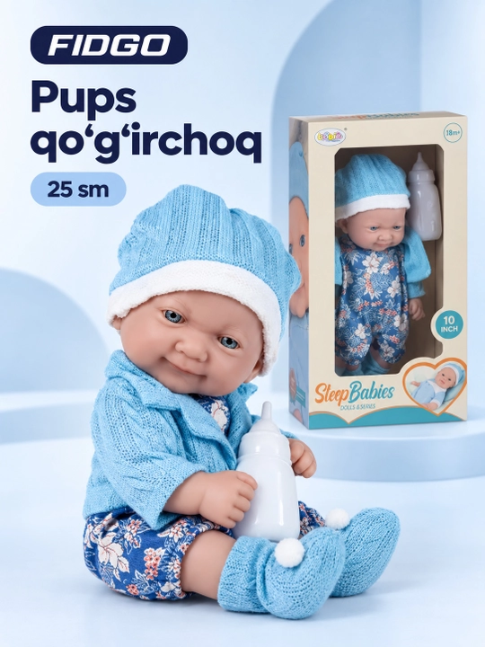 FIDGO chaqaloq qo‘g‘irchog‘i, 25 sm - 