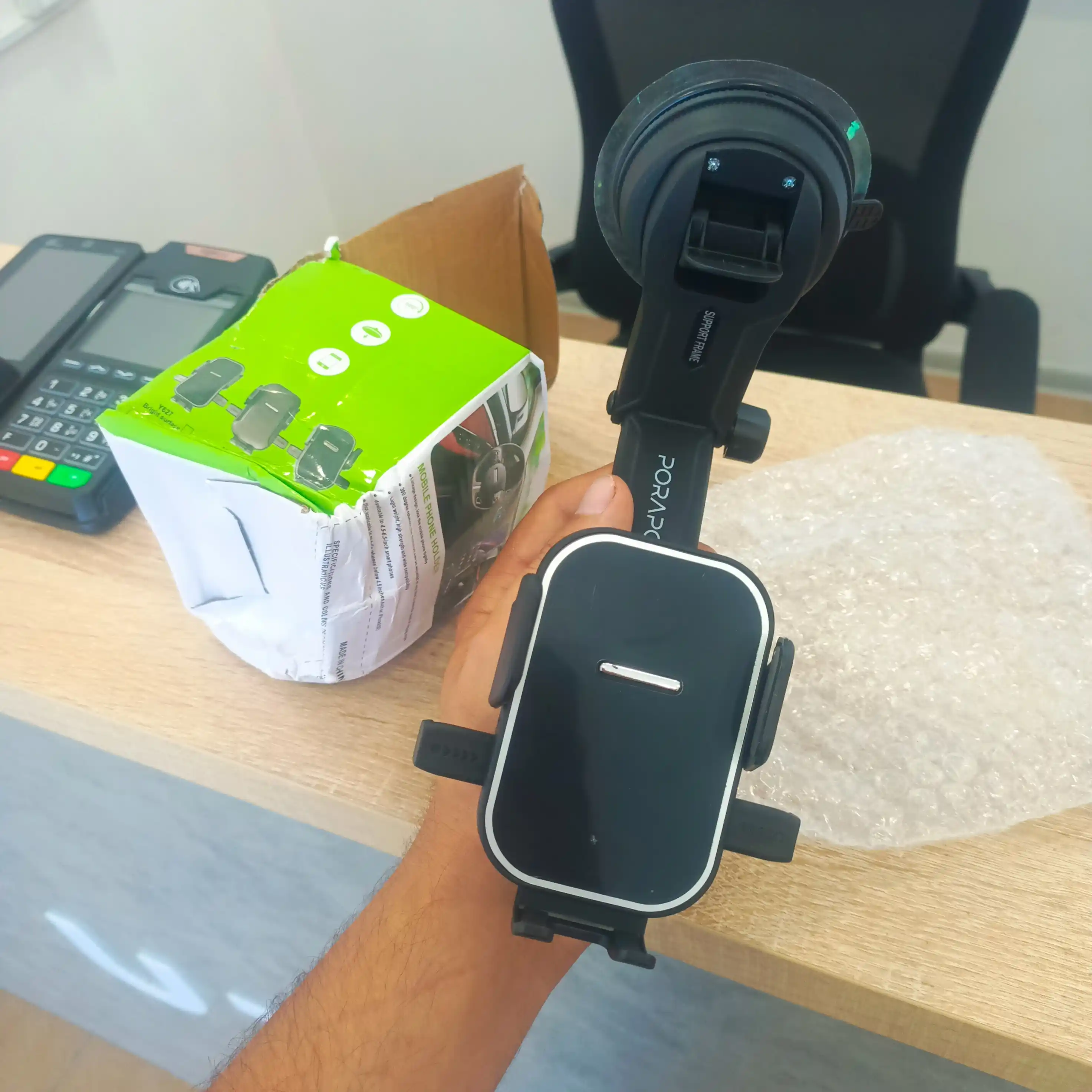 Universal avtomobil ushlagichi, telefon ushlagichi, 360 daraja aylanish