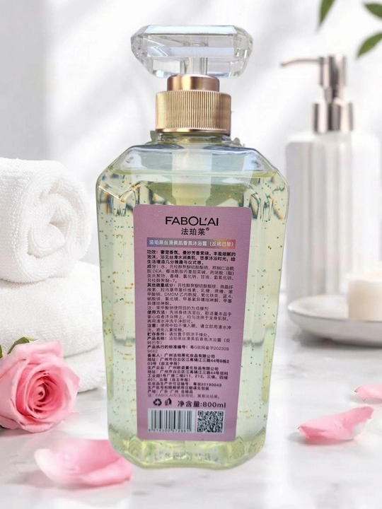 FABOL'AI 800мл, ароматный гель-скраб для душа - Rich Fragrance