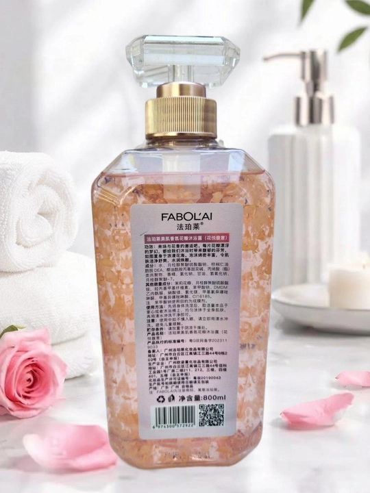 FABOL'AI 800мл, ароматный гель-скраб для душа - Rich Fragrance