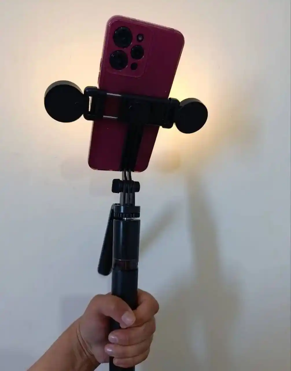 Shtativ telefon 3 tasi 1 da 170 sm, 2ta LED, monopod, selfi tayoqchasi, tripod, Bluetooth