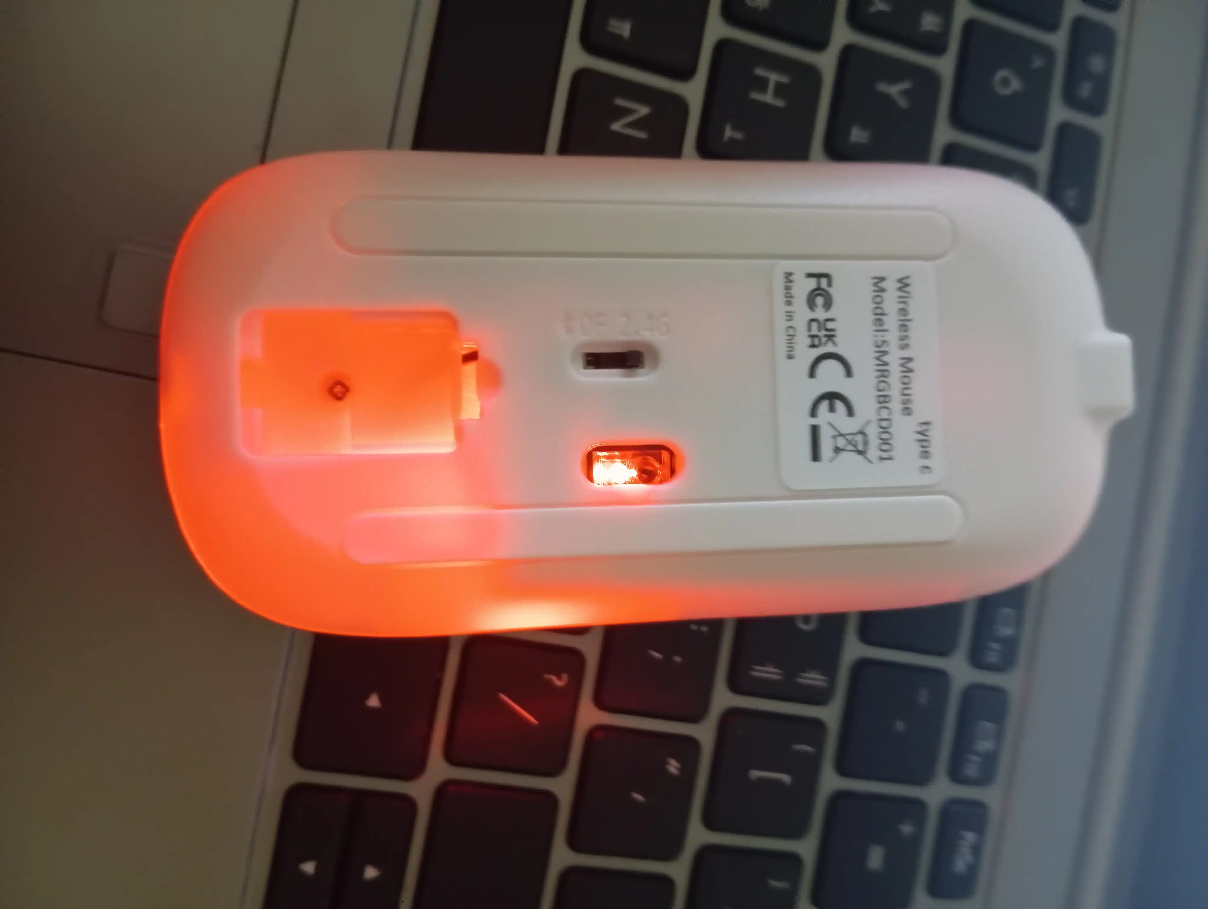 Sichqoncha Bluetooth simsiz tovushsiz Type-c zaryadka 2 rejimda ishlaydigan