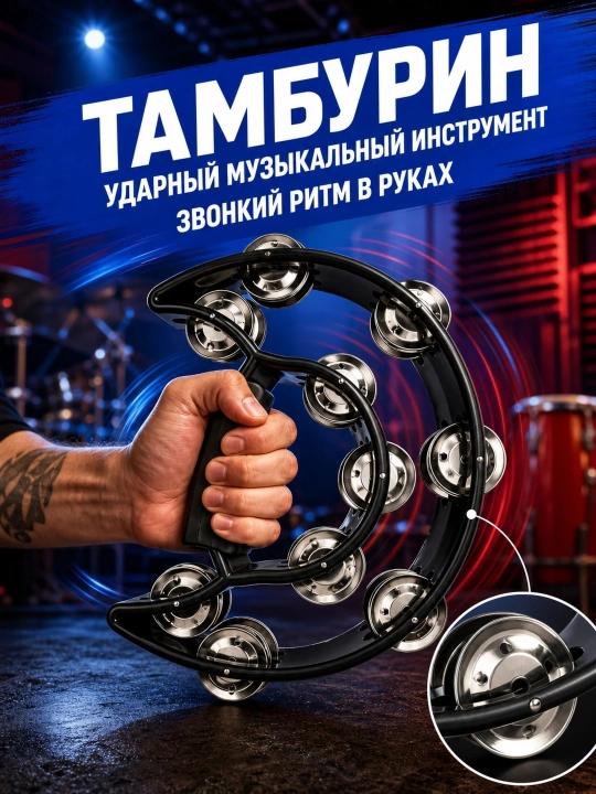 Tamburin buben musiqa instrumenti musiqa asbobi - 