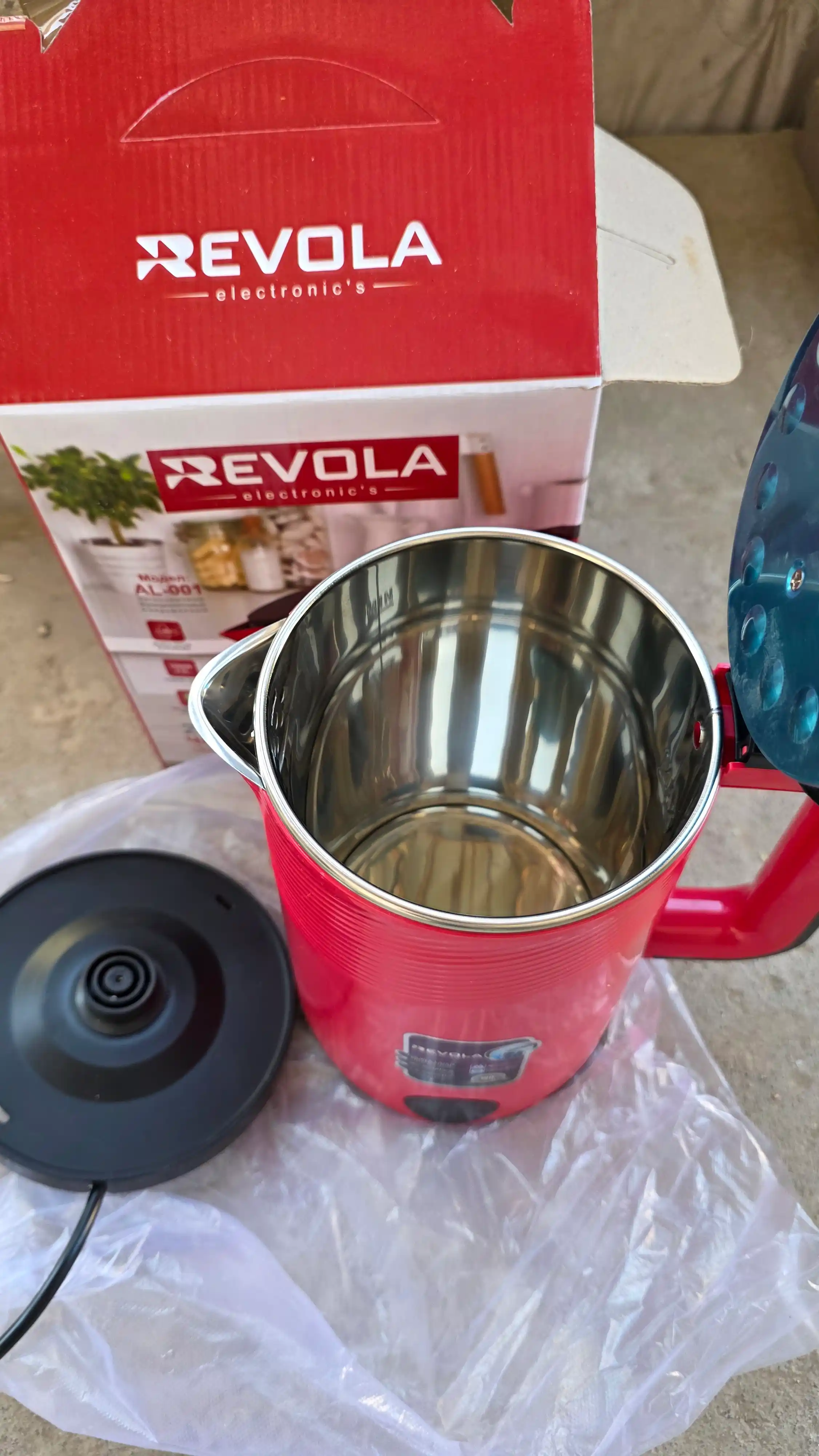 Revola Elektr choynak, 2,5 litrli, choy damlash uchun elektr choynak, 1500 Vt tefal
