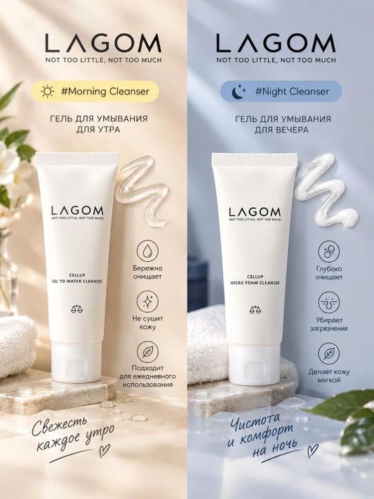 LAGOM TRAVEL KIT kosmetik vositalar to‘plami