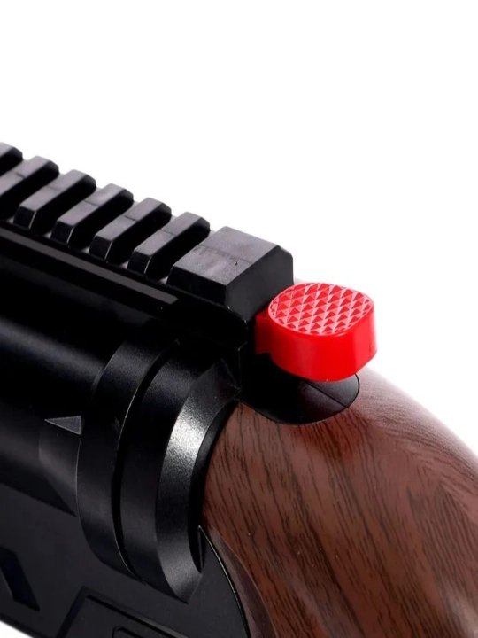 Игрушечное ружьё Double Tube Rifle — двуствольный дробовик с мягкими пулями и гильзами, 8+