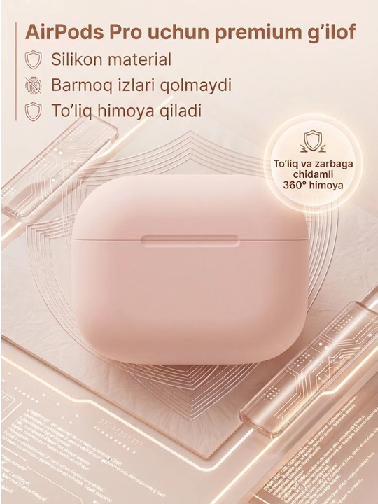 AirPods pro  3 uchun g'ilof, AirPods pro 3 uchun g'ilof - 