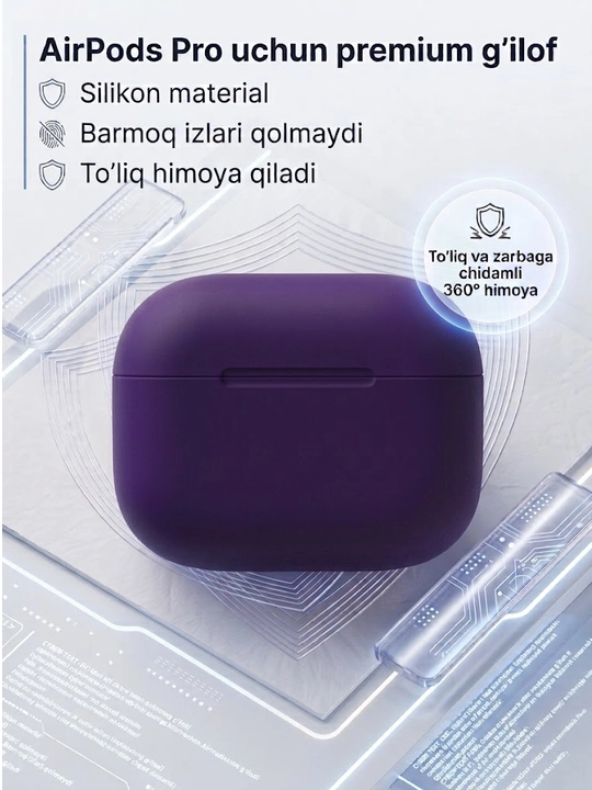 AirPods pro  3 uchun g'ilof, AirPods pro 3 uchun g'ilof - 