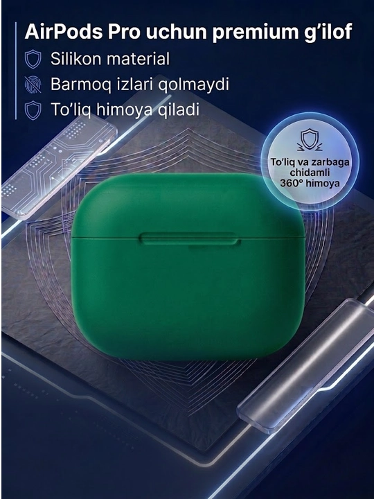 AirPods pro  3 uchun g'ilof, AirPods pro 3 uchun g'ilof - 